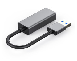 Мережевий адаптер USB 3.0 - Gigabit Ethernet, Dynamode, Grey, 13 см, чіпсет RTL8153 (DM-AD-GLAN)-foto2