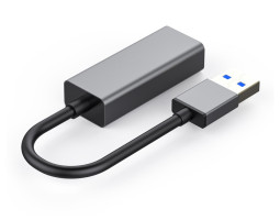 Мережевий адаптер USB 3.0 - Gigabit Ethernet, Dynamode, Grey, 13 см, чіпсет RTL8153 (DM-AD-GLAN)-foto2