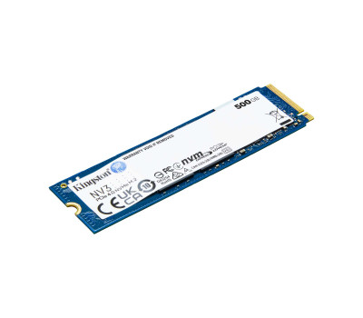 Твердотільний накопичувач SSD 500Gb, Kingston NV3, PCI-E 4.0 x4, M.2 2280, 3D TLC, (SNV3S/ 500G)