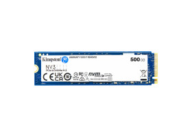 Твердотільний накопичувач SSD 500Gb, Kingston NV3, PCI-E 4.0 x4, M.2 2280, 3D TLC, (SNV3S/ 500G)