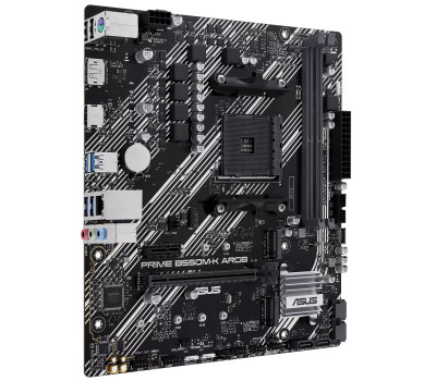 Мат.плата AM4 (B550) Asus PRIME B550M-K ARGB, MicroATX