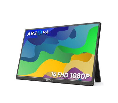 Монітор 14″ Arzopa A1S, Black, WLED, IPS, 1920x1080 Монітор 14″ Arzopa A1S, Black, WLED, IPS, 1920x1080