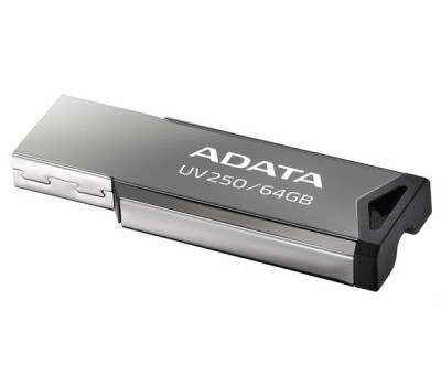 Флеш накопичувач USB 64Gb ADATA UV250, Silver, USB 2.0 (AUV250-64G-RBK)