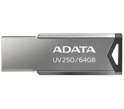 Флеш накопичувач USB 64Gb ADATA UV250, Silver, USB 2.0 (AUV250-64G-RBK)