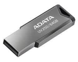 Флеш накопичувач USB 64Gb ADATA UV250, Silver, USB 2.0 (AUV250-64G-RBK)