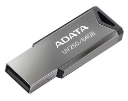 Флеш накопичувач USB 64Gb ADATA UV250, Silver, USB 2.0 (AUV250-64G-RBK) Флеш накопичувач USB 64Gb ADATA UV250, Silver, USB 2.0 (AUV250-64G-RBK)