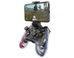 Геймпад Havit G180BT RGB, Transparent, бездротовий (Bluetooth 5.0), вібрація, 800 mAh-foto2