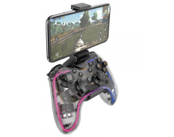 Геймпад Havit G180BT RGB, Transparent, бездротовий (Bluetooth 5.0), вібрація, 800 mAh-foto3