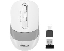 Миша A4Tech Fstyler FG10CS, Desk+Air, Grayish White