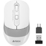 Миша A4Tech Fstyler FG10CS, Desk+Air, Grayish White