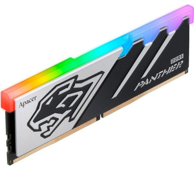 Пам`ять 16Gb DDR5, 5200 MHz, Apacer Panther RGB, Black/ Silver, (AH5U16G52C5229BAA-1)