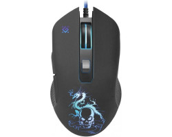 Мышь Defender Sky Dragon GM-090L, Black, USB, подсветка, коврик в комплекте (52090)