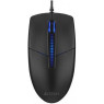 Мышь A4Tech N-530S Black, USB, оптическая, синяя подсветка, 1200 dpi, 3 кнопки, 1.5 м
