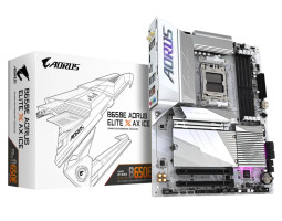 Материнська плата AM5 Gigabyte B650E AORUS ELITE X AX ICE, ATX