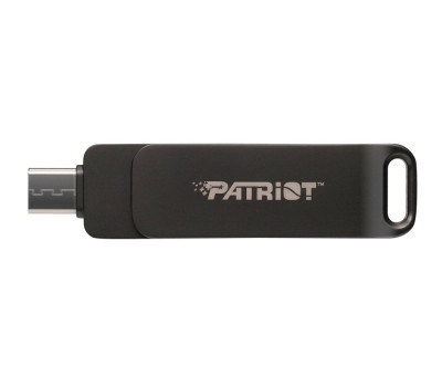 Флеш накопичувач USB 64Gb Patriot Rage R550, Black, Type-C / USB 3.2 Gen 1, (PE64GR550DSAD) Флеш накопичувач USB 64Gb Patriot Rage R550, Black, Type-C / USB 3.2 Gen 1, (PE64GR550DSAD)