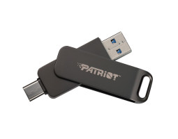 Флеш накопичувач USB 64Gb Patriot Rage R550, Black, Type-C / USB 3.2 Gen 1, (PE64GR550DSAD) Флеш накопичувач USB 64Gb Patriot Rage R550, Black, Type-C / USB 3.2 Gen 1, (PE64GR550DSAD)