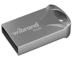 Флеш накопичувач USB 32Gb Wibrand Hawk, Silver, USB 2.0 (WI2.0/ HA32M1S)
