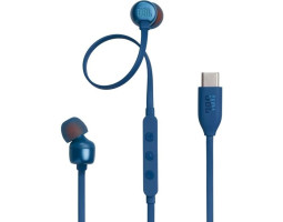 Навушники JBL Tune 310, Blue, 3.5 мм, мікрофон, (JBLT310CBLU)