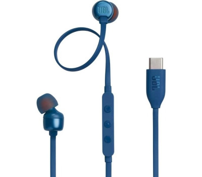 Навушники JBL Tune 310, Blue, 3.5 мм, мікрофон, (JBLT310CBLU)
