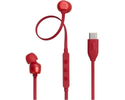 Навушники JBL Tune 310, Red, 3.5 мм, мікрофон, (JBLT310CRED)
