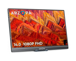 Монітор 15.6&Prime; Arzopa A1 Gamut, Black, WLED, IPS, 1920x1080, 16::9, 5 мс, 60 Гц, 250 кд/ м?, 1200::1, 17