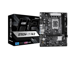 Мат. плата LGA1700, ASRock B760M-H2/ M.2, B760, 2xDDR5, Int.Video(CPU), 2xHDMI, MicroATX Мат. плата LGA1700, ASRock B760M-H2/ M.2, B760, 2xDDR5, Int.Video(CPU), 2xHDMI, MicroATX