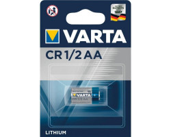 Батарейка CR-1/ 2, литиевая, Varta, 700 мАг, 1 шт, 3V, Blister (06127101401)