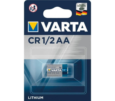 Батарейка CR-1/ 2, литиевая, Varta, 700 мАг, 1 шт, 3V, Blister (06127101401) Батарейка CR-1/ 2, литиевая, Varta, 700 мАг, 1 шт, 3V, Blister (06127101401)