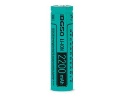 Аккумулятор 18650, 2200 mAh, Videx, 1 шт, Li-ion, 3.7V, без защиты, Bulk