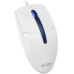 Миша A4Tech N-530 White, USB, оптична, синє підсвічування, 1200 dpi, 3 кнопки, 1.5 м