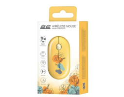 Миша бездротова 2E MF300 Silent, Flora:: Poppy, Bluetooth / USB (2.4GHz), (2E-MF300WFLORAYW)-foto2