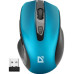 Миша бездротова Defender Prime MB-053, Turquoise, USB, оптична (сенсор PixArt 3065), (52054)