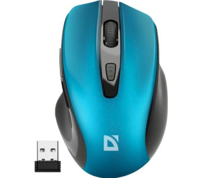 Миша бездротова Defender Prime MB-053, Turquoise, USB, оптична (сенсор PixArt 3065), (52054) Миша бездротова Defender Prime MB-053, Turquoise, USB, оптична (сенсор PixArt 3065), (52054)