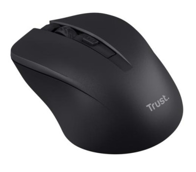 Миша бездротова Trust Mydo Silent, Black, USB 2.4GHz, оптична, (25084)