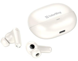 Навушники бездротові ColorWay Earbuds TWS 1, Beige, Bluetooth 5.3, мікрофон, (CW-TWS1BE) Навушники бездротові ColorWay Earbuds TWS 1, Beige, Bluetooth 5.3, мікрофон, (CW-TWS1BE)
