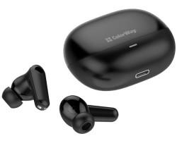 Навушники бездротові ColorWay Earbuds TWS 1, Black, Bluetooth 5.3, (CW-TWS1BK1)