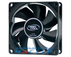 Вентилятор 80mm Deepcool XFAN 80 (1800rpm, 4pin Molex, гидроподшипник)