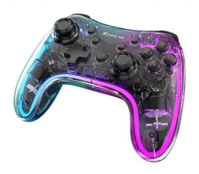 Геймпад Xtrike-Me GP-52, Transparent, бездротовий (Bluetooth), Switch / PS4 / PS3 / PC / Android Геймпад Xtrike-Me GP-52, Transparent, бездротовий (Bluetooth), Switch / PS4 / PS3 / PC / Android