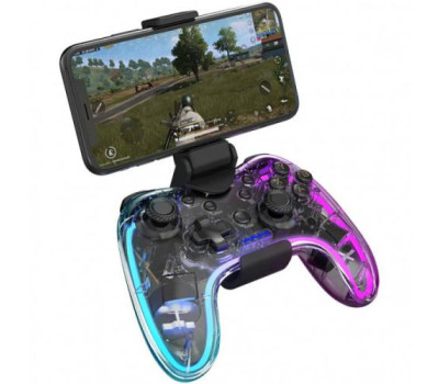 Геймпад Xtrike-Me GP-52, Transparent, бездротовий (Bluetooth), Switch / PS4 / PS3 / PC / Android Геймпад Xtrike-Me GP-52, Transparent, бездротовий (Bluetooth), Switch / PS4 / PS3 / PC / Android