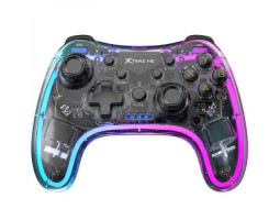 Геймпад Xtrike-Me GP-52, Transparent, бездротовий (Bluetooth), Switch /  PS4 /  PS3 /  PC /  Android