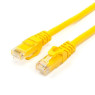 Патч-корд UTP литой 2.0 m ATcom, медь, желтый, кат.6, 1 Гб/ с (10202)