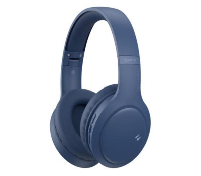 Навушники бездротові Havit H633BT, Blue, Bluetooth 5.1, мікрофон, динаміки 40 мм, (6939119098339) Навушники бездротові Havit H633BT, Blue, Bluetooth 5.1, мікрофон, динаміки 40 мм, (6939119098339)