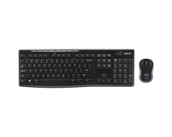 Комплект бездротовий Logitech MK270 Combo, Black, клавіатура + миша (920-004508)