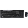 Комплект бездротовий Logitech MK270 Combo, Black, клавіатура + миша (920-004508)