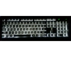 Клавіатура 2E KS120, Black, USB, біле підсвічування, 12 мультимедіа клавіш (2E-KS120UB_UA)-foto2