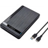 Карман HDD 2.5&Prime; Dynamode Black, USB 3.0, 1xSATA HDD/ SSD, живлення по USB (DM-CAD-25317)