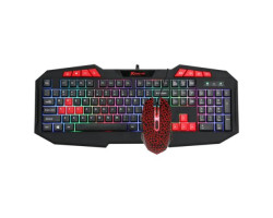 Комплект XTRIKE ME MK-503 USB, Black, підсвічування RGB, Gaming, кабель 1.5м (6932391922088)-foto2