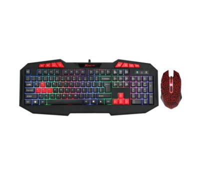 Комплект XTRIKE ME MK-503 USB, Black, підсвічування RGB, Gaming, кабель 1.5м (6932391922088)