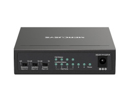 Комутатор Mercusys MS106LP, Black, LAN 10/ 100/ 1000Mb, 4 порти PoE+-foto3