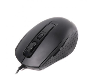 Миша Maxxter Mc-335 оптична, USB, Black, 1600dpi, 6 кнопок